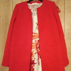 Camaieu red blazer